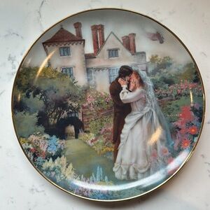 Decorative Plate "The Wedding " by Rob Sauber,1985 USA